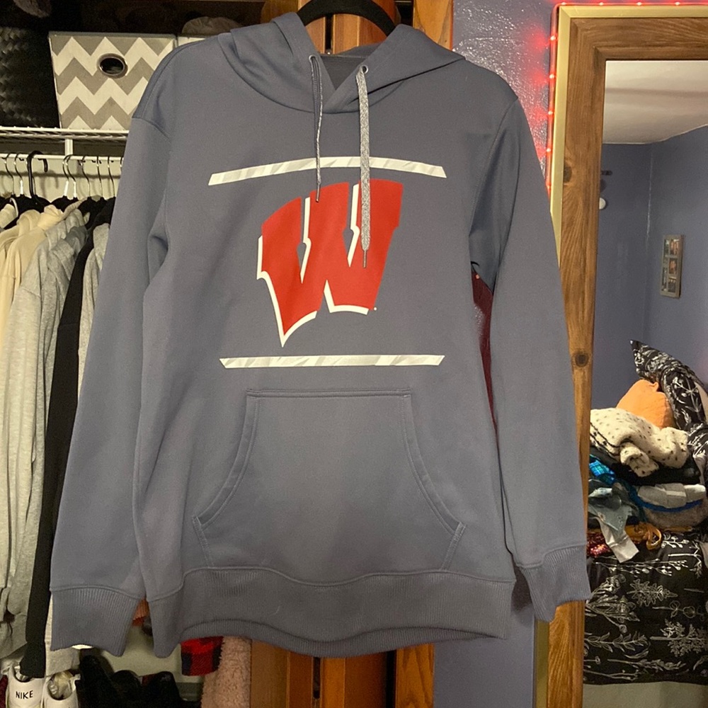 Dark grey adidas hoodie